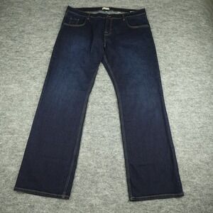 Tecovas Standard‎ Jean Mens 42X34 Blue Denim Straight Dark Wash Rodeo Western